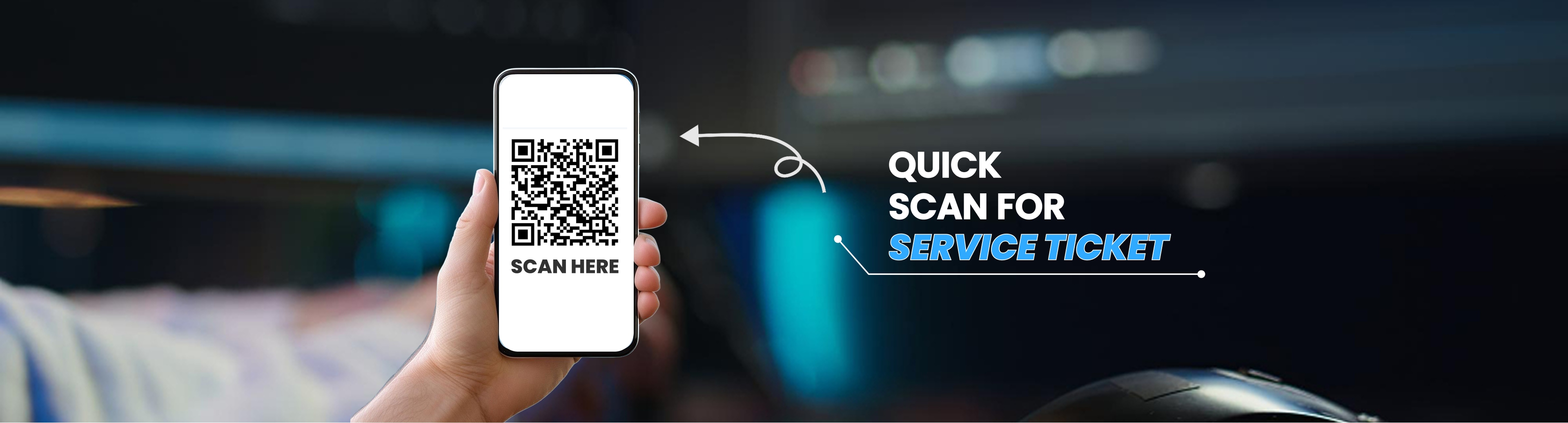 Service Ticket QR