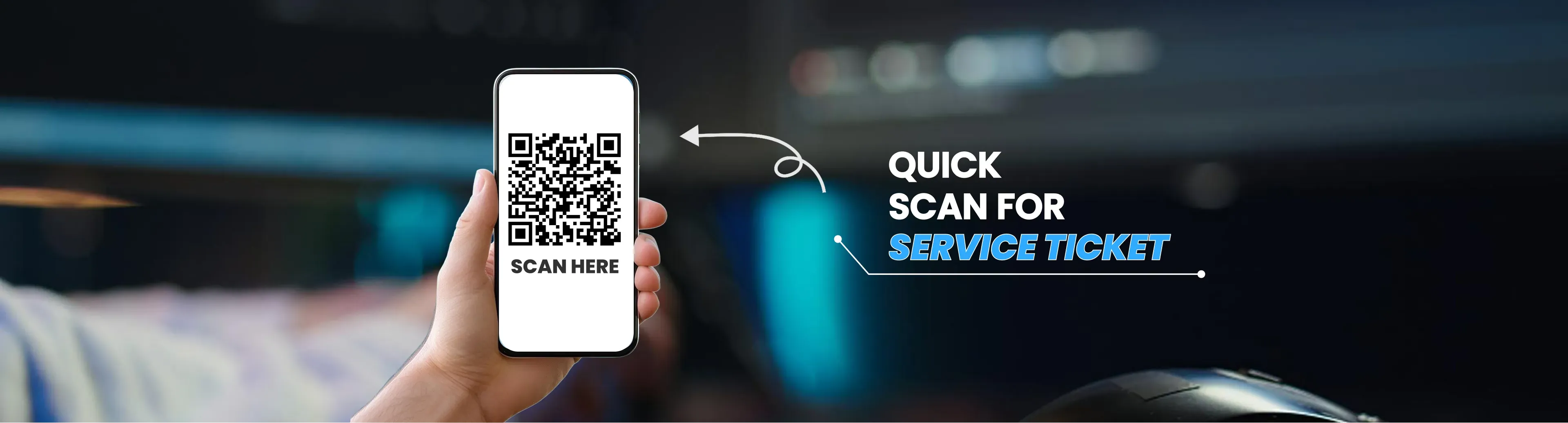 Service Ticket QR