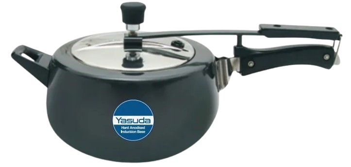 3Ltr Hard Anodized Induction Base Pressure Cooker Image