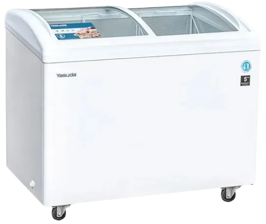 Curved Glass Freezer YS-CG350A