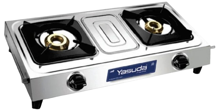 2 Burner Premium with Auto Stainless Steel Gas Stove