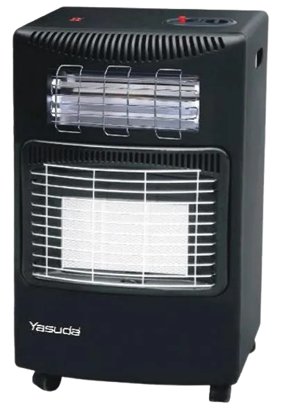 Gas Heater with Rods