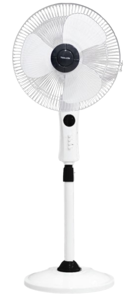 16'' Stand Fan Normal Speed in Black and Grey Color 