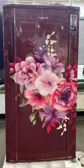 YASUDA 200L Single Door Refrigerator YHDC200RA | A++ image 1