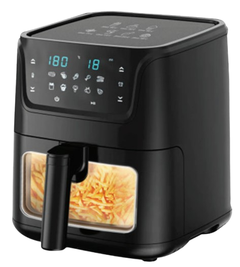 6 Ltr Digital Display Air Fryer with Window image 1