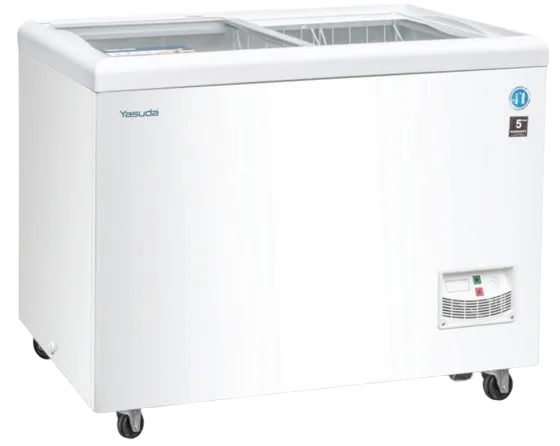 Flat Glass Freezer YS-FG430A image 1