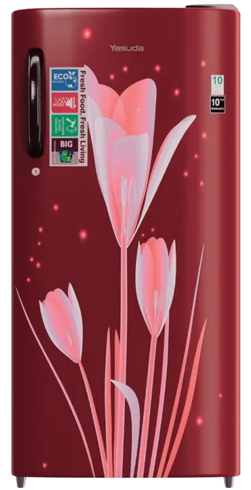 200 Ltr Single Door Refrigerator (Red Lily) image 1