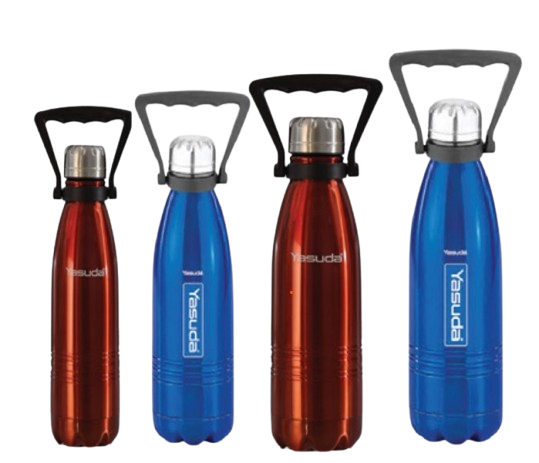 1500ML Stainless Steel, Red, Blue Colour image 1