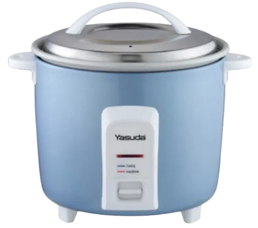 1.8 Litre Drum Rice Cooker Silver image 1