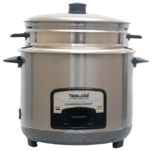 2.8 Litre Stainless Steel Rice Cooker with Steamer image 1
