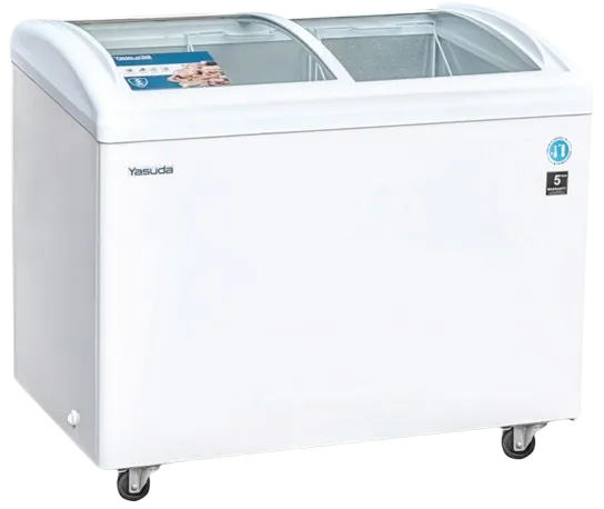 Curved Glass Freezer YS-CG350A image 1