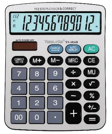 Yasuda YS-1056B Business Calculator  image 1