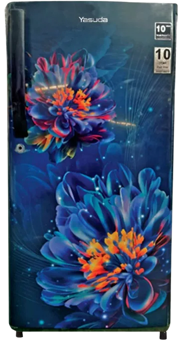 190Ltr Single Door Refrigerator(Ribbon Floral) image 1