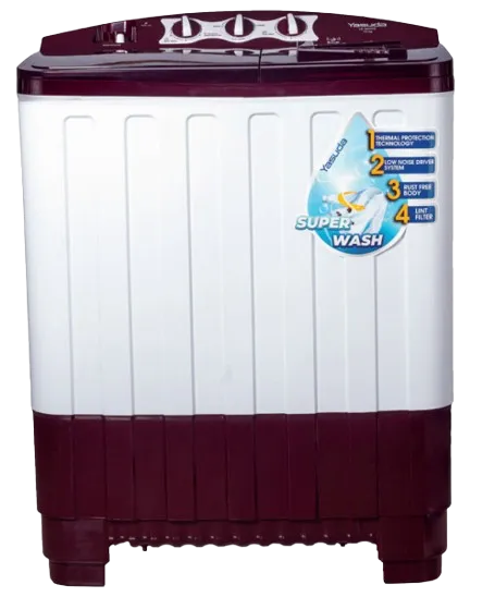7 Kg Semi Automatic Washing Machine YS-SGG70 (Red) image 1