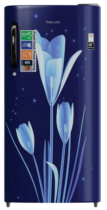 180Ltr Single Door Refrigerator(Marine, Red Lily) image 2